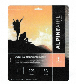 Vanilla Peach Crumble - Cook in the Pouch