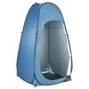 VEVOR Pop up Shower Tent, Instant Portable Privacy Tent Changing Room with Shower Bag, Ground Stakes, Ropes, Carry Bag