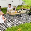 Folding Camping Table, Adjustable Height Aluminum Table, Portable Camping Table for Picnic, Beach, BBQ