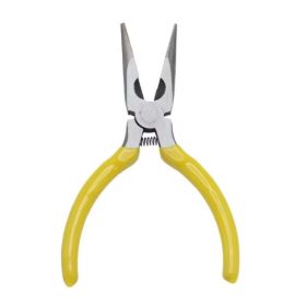 Gades 5-Inch Pointed Nose Pliers- Precision Tool For Delicate Tasks (Option: Yellow)
