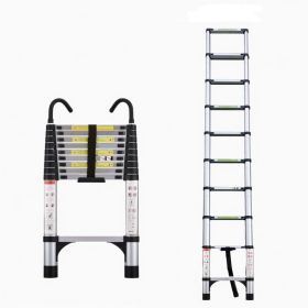 Aluminum Telescopic Ladder With Adjustable Height And Easy Storage (Option: 2.9mtelescopic ladder)