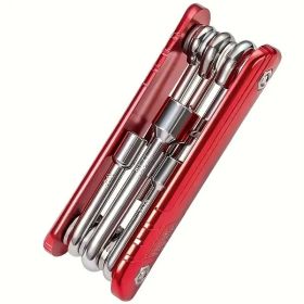 Portable Mini Folding Hex Socket Wrench, Chromium-vanadium Steel Construction, Gift, Outdoor, Portable (Option: 1pc)