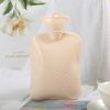 1pc 1000ml New Thick Warm Water Bag; Fashion; Wear-resistant And Environmentally Friendly Materials; Creative Explosion-proof Hand Warmer For Win