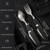 "Carabiner-Ready Multi-Tool â€“ Clip to Backpacks for On-the-Go Meals"