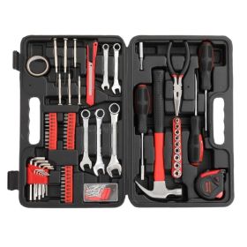 148pcs Iron Red Household Tool Set (Option: 148pcs tool set)